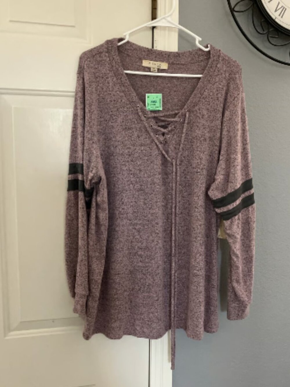 MISIA Curvy brand size 2X Long Sleeved Top NWT